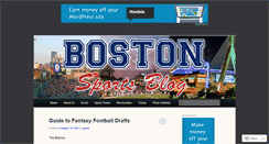 Desktop Screenshot of bostonsportsblog.net